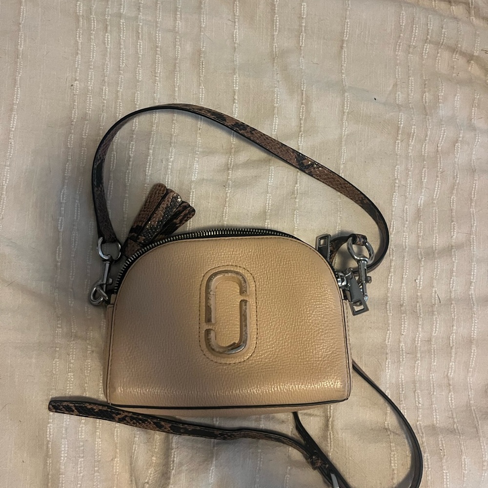 Tan Leather Crossbody Bag - Marc Jacobs